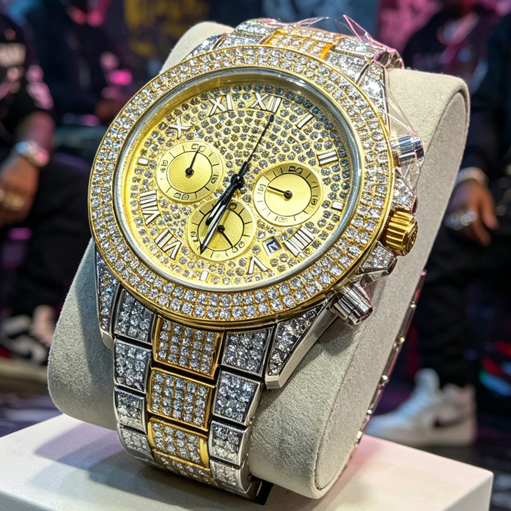 Jewelry Watches Brands - Zegarek kwarcowy męski bez logo, srebrny,
