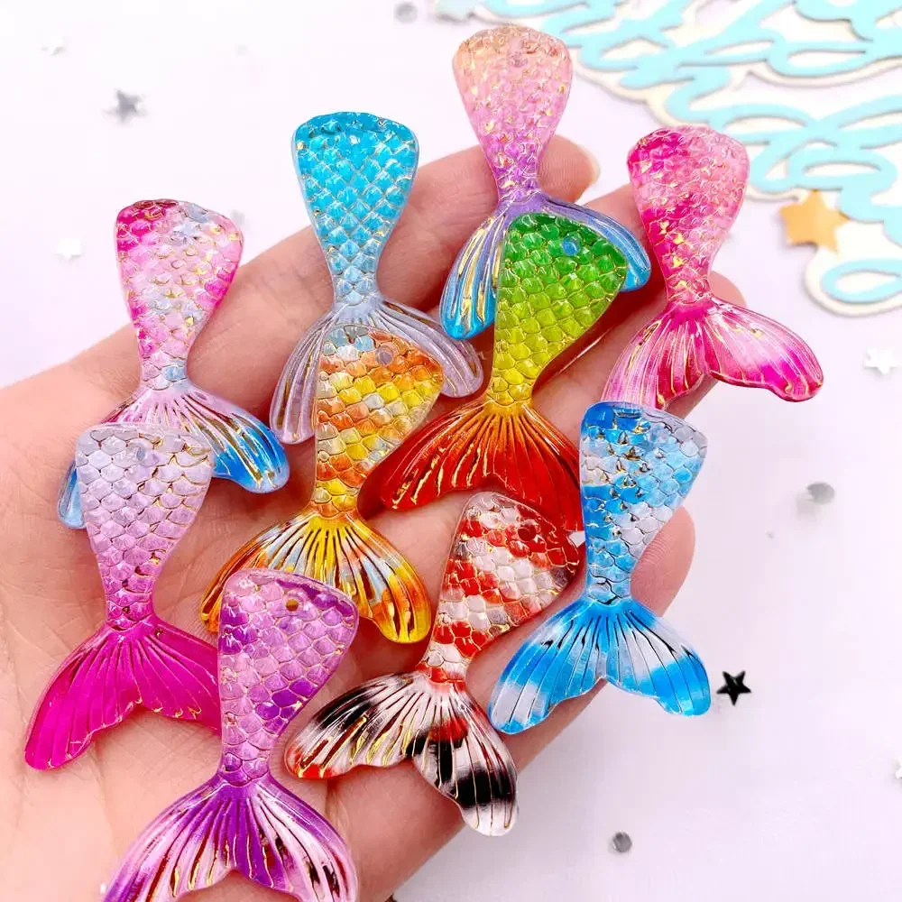 Paradise Jewelry & Watches Dolphin Mall - 10 szt. Brokatowe, kolorowe żywiczne figurki
