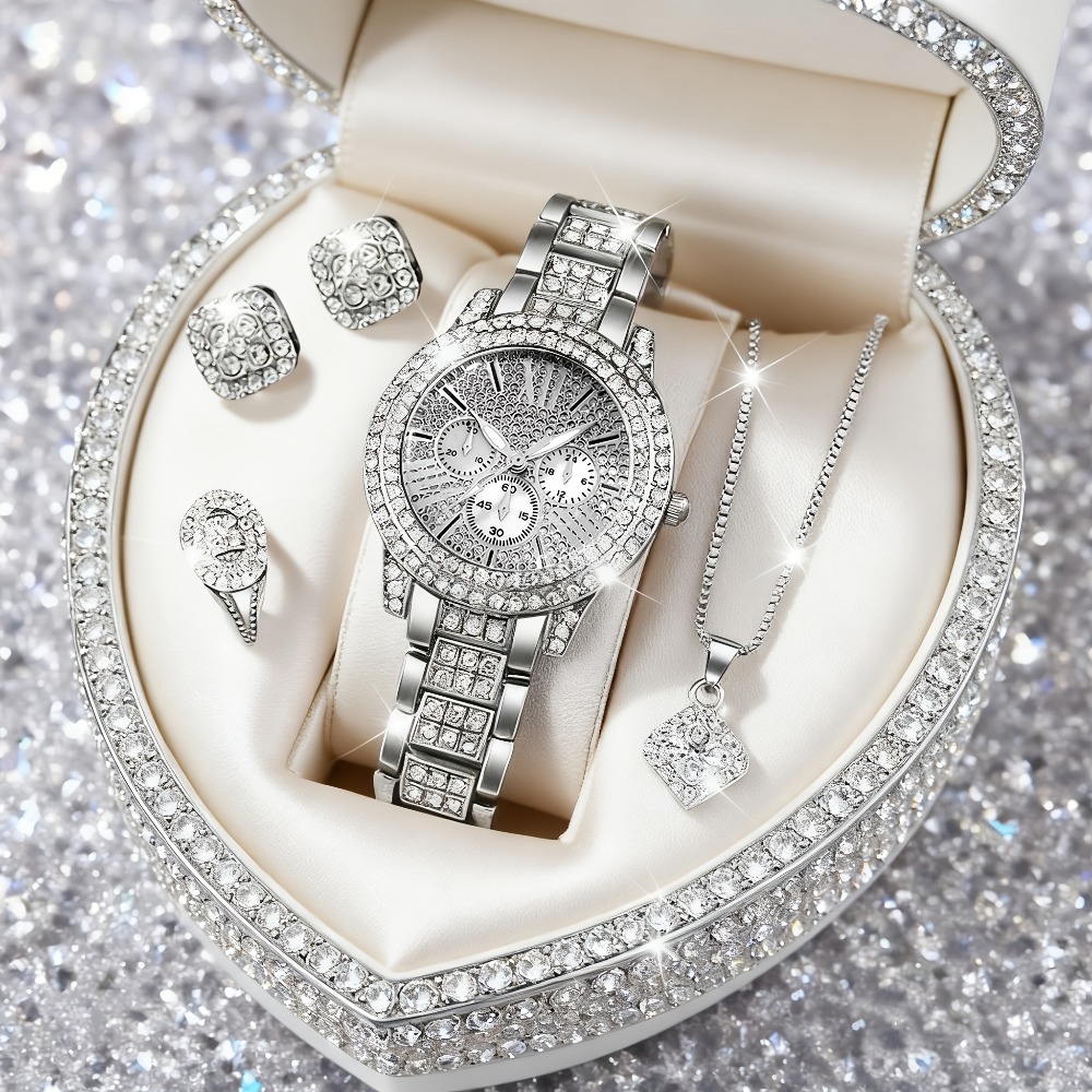 Jewelry Or Watches - 5 szt./zestaw, elegancki zestaw biżuterii z