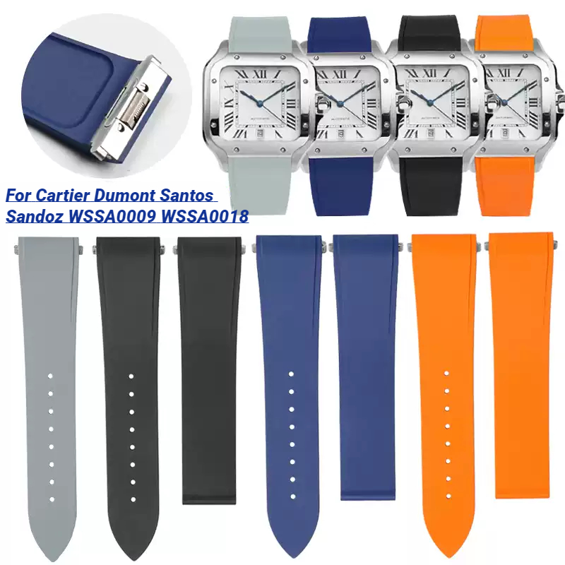 Cartier Watch Santos - 18.5mm 21mm metalowy mechanizm szybkiego uwalniania