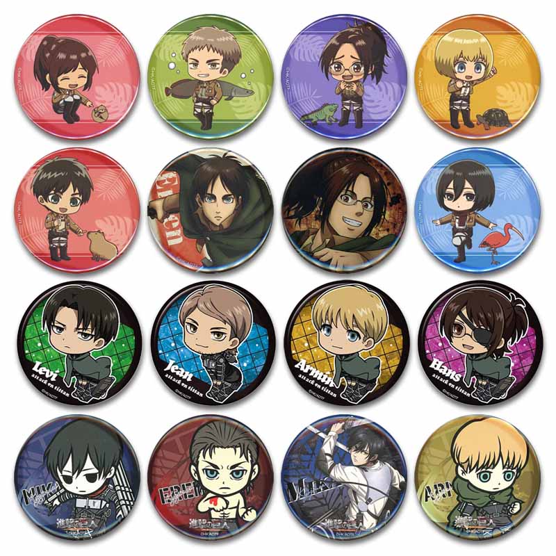 Attack on Titan Lapel Pins Cre – Levi Jewelry & Watches Inc recenzja i cena