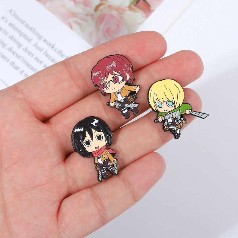 Eren Chibi emaliowane szpilki  – Levi Jewelry & Watches Inc recenzja i cena