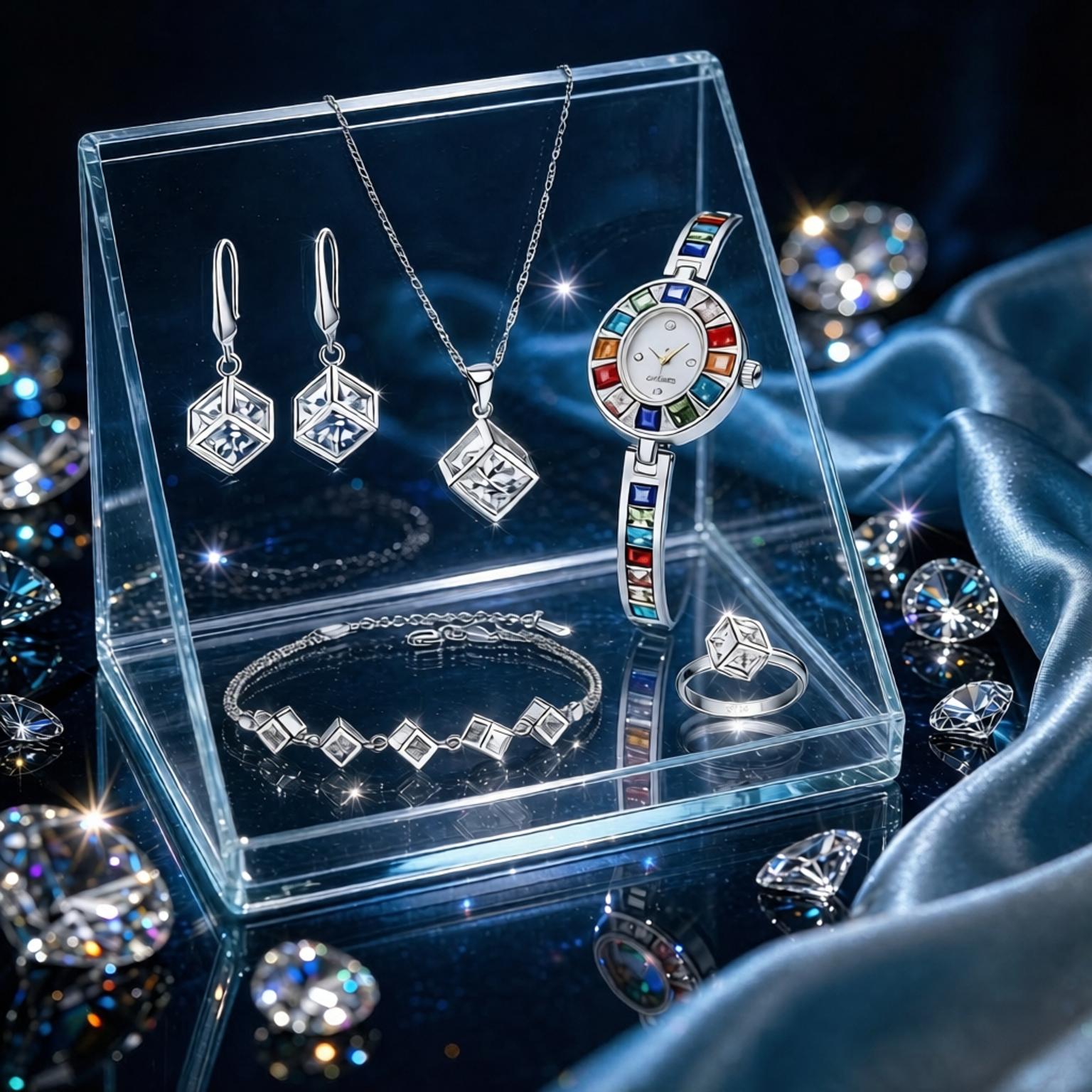 Luksusowy zestaw biżuterii z g – Best Jewelry Watches Women recenzja i cena