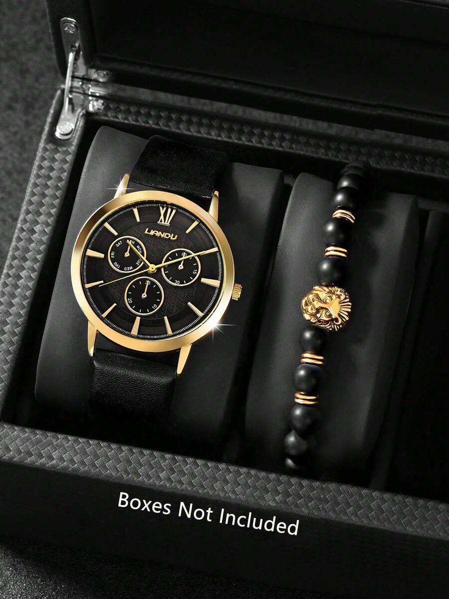LIANDU LIANDU 1 Zestaw Męski M – Jewelry And Watches recenzja i cena