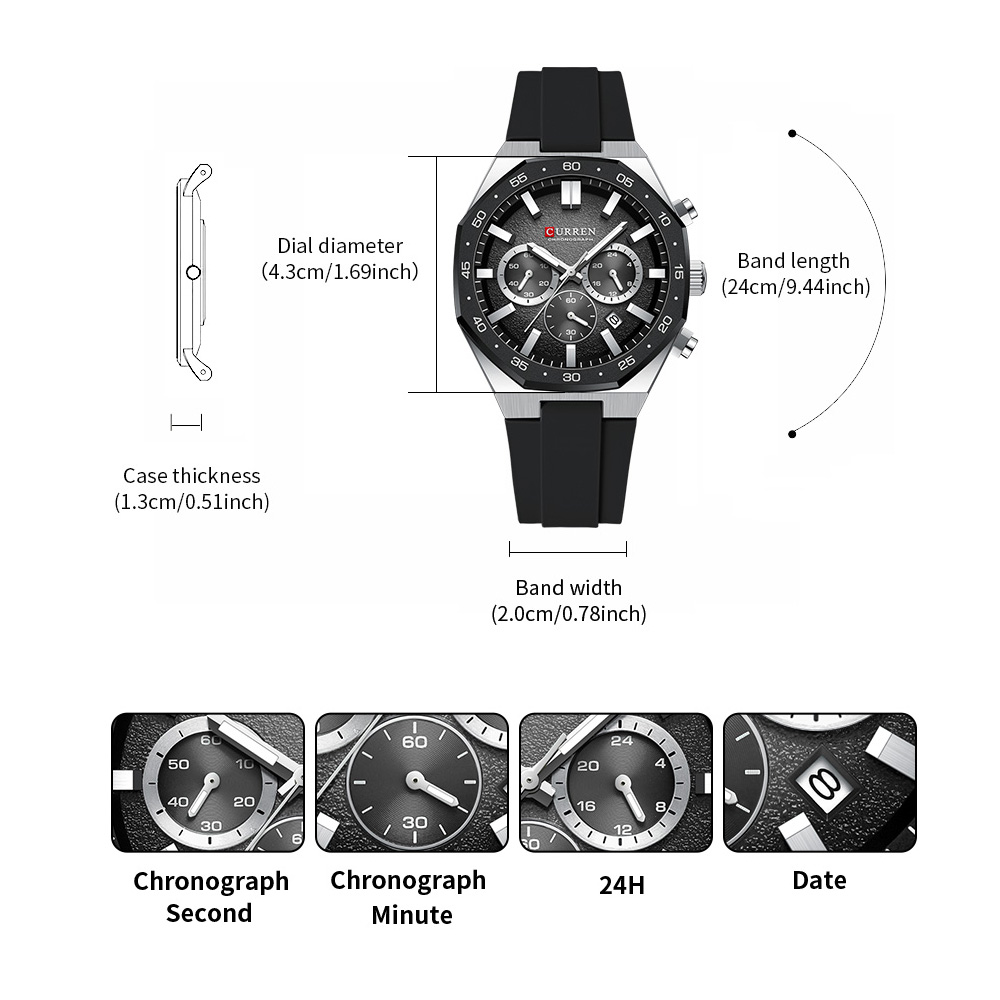 CURREN Modny Męski Zegarek Spo – Jewelry And Watches recenzja i cena