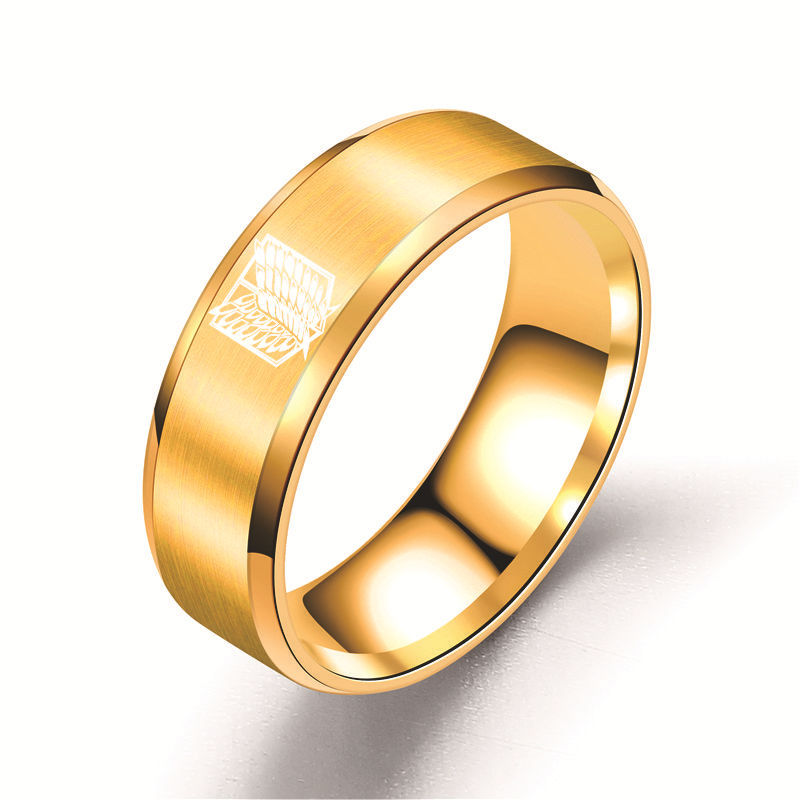 4 szt. Modne pierścionki anime – Levi Jewelry & Watches Inc recenzja i cena
